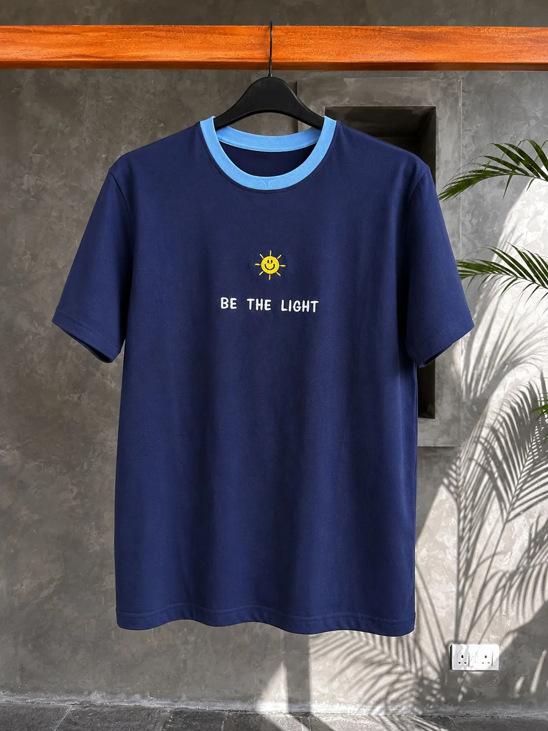 Be The Light Embroidered Tee